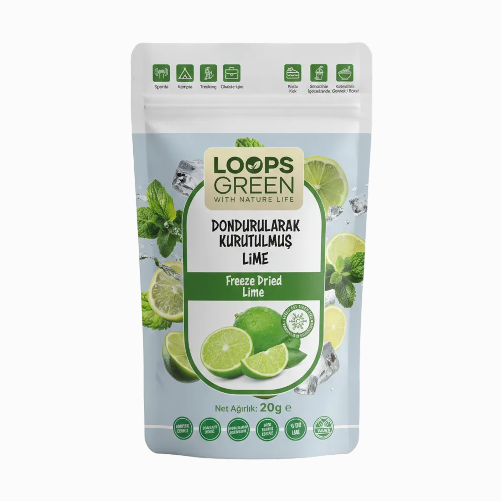 Dondurularak Kurutulmuş Lime 20Gr