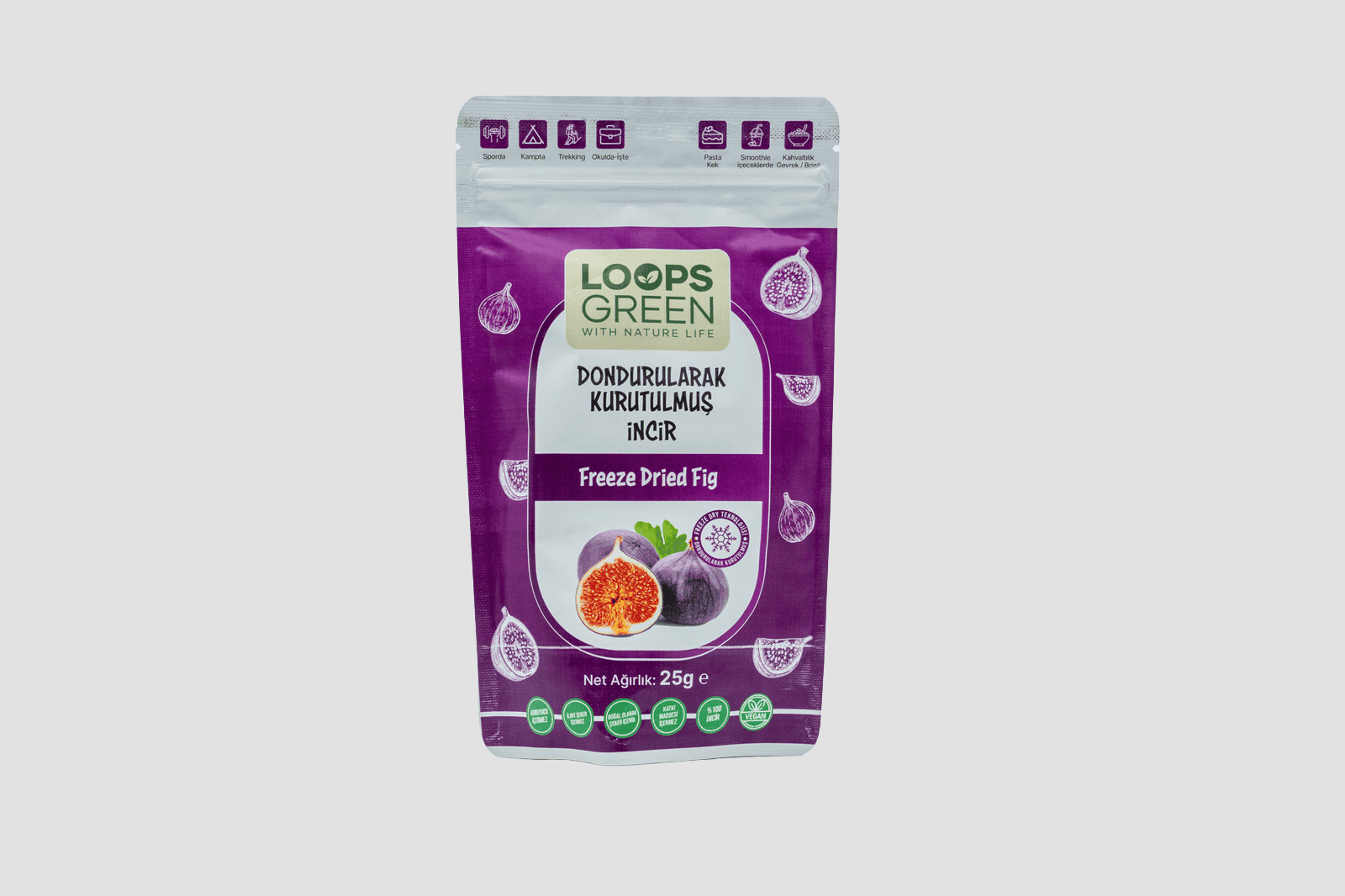 Dondurularak Kurutulmuş İncir