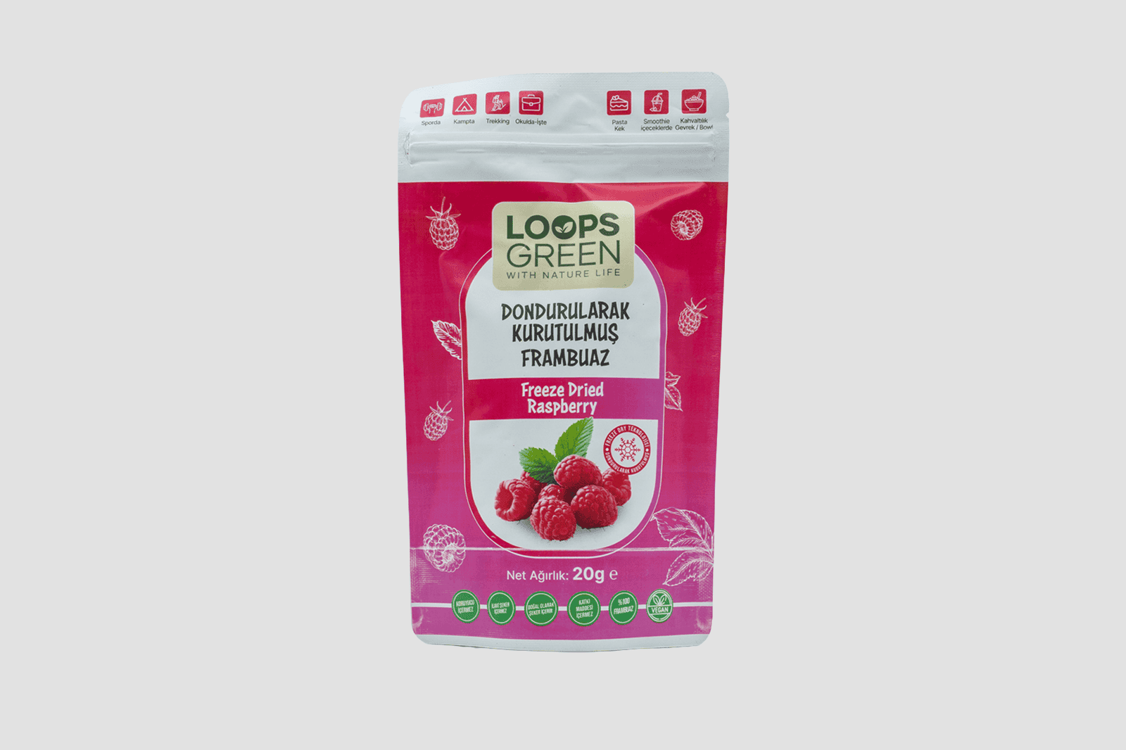 Dondurularak Kurutulmuş Frambuaz